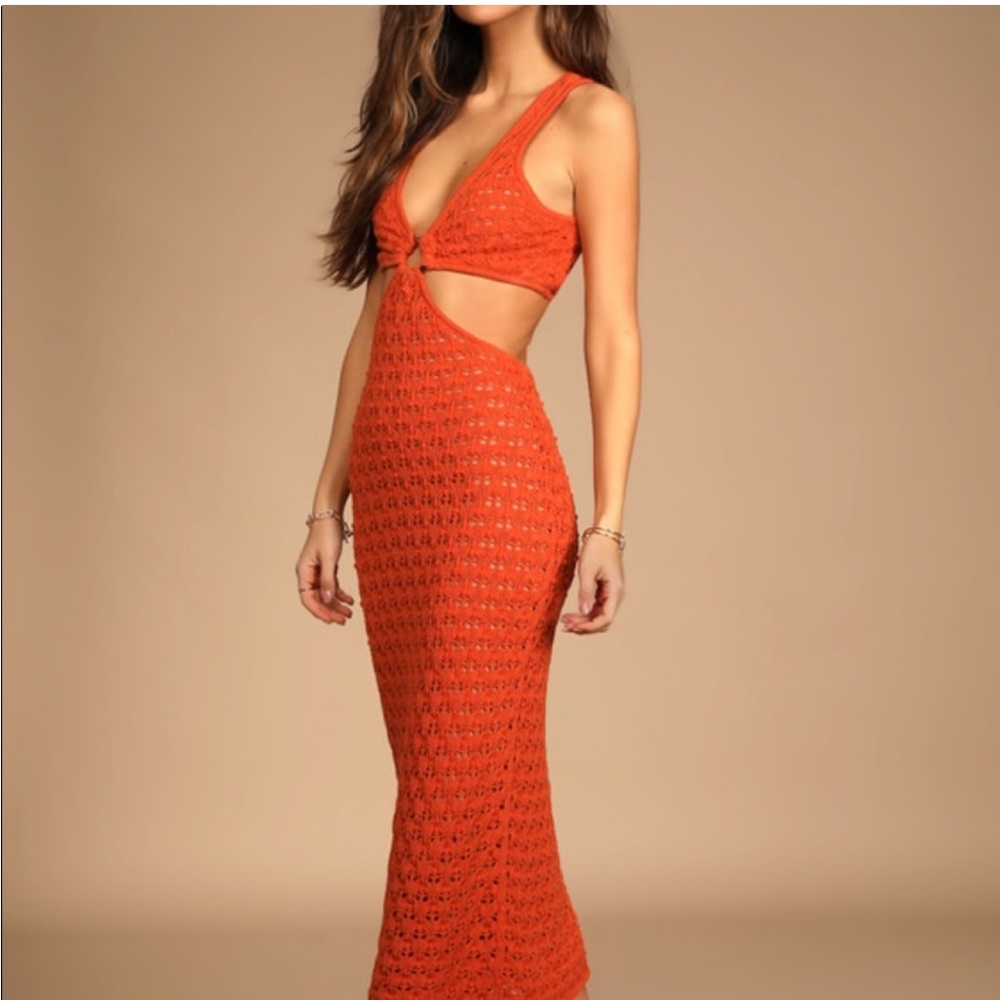 Lulu’s Crochet Cut Out Dress